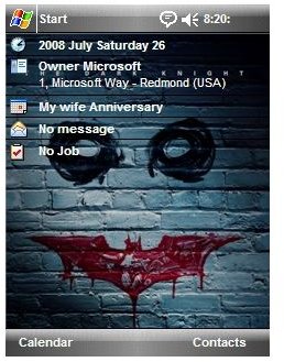 Dark Knight Wall Theme