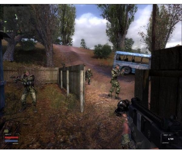 A military raid of the Cordon Stalker camp is just one of many possible encounters in Oblivion Lost.
