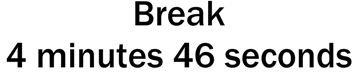 Break Countdown Timer