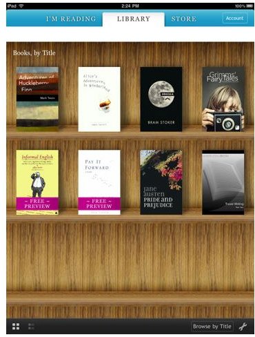 Borders ebook app