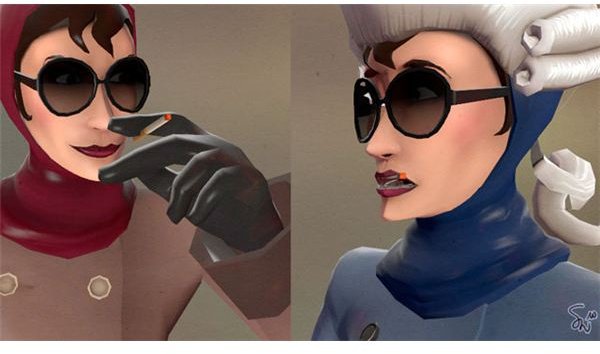 TF2 Lady Spy Custom Skin