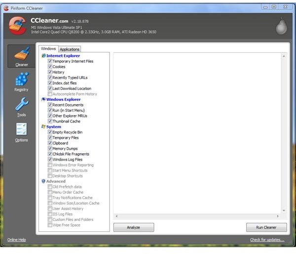 CCleaner - Windows