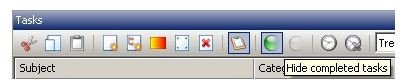Hide completed tasks