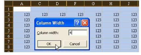 Find Out How to Change the Width of All Columns in an Excel Worksheet With Just One Command