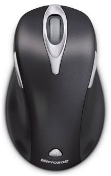 Closeup of Microsoft Wireless Laser Mouse 5000