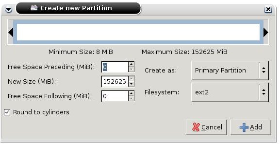 gparted resize-partition