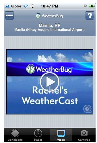 weather weatherbug iphone