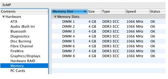 Memory - ECC Status