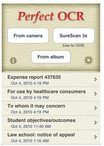 iphone ocr scanner