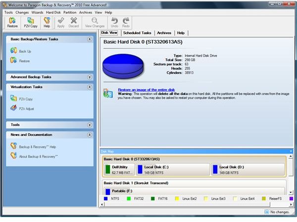 paragon partition manager recovery from network