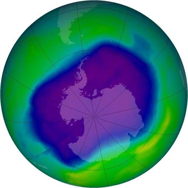 The Hole in the Ozone Layer from Wikipedia by NASA