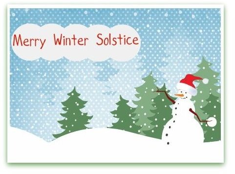 Free, Printable Winter Solstice Cards