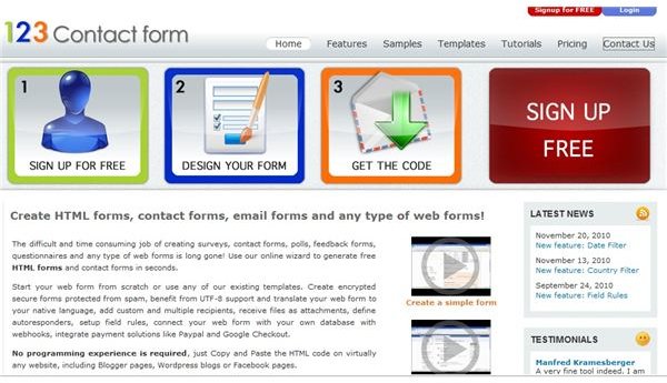 123 Contact Form Site