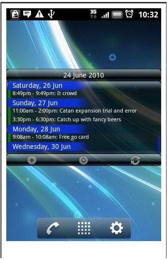 Agenda Widget for Android