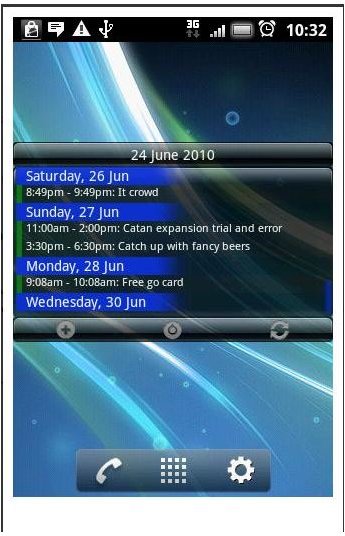 Useful Android Calendar Widgets