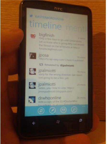 Twitter for Windows Phone 7