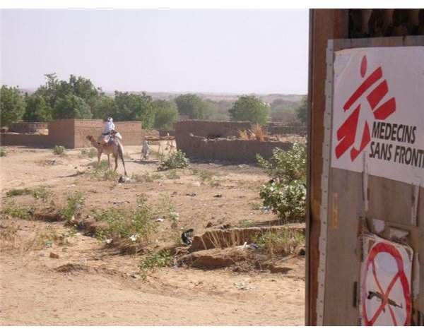 MSF front door in Chad