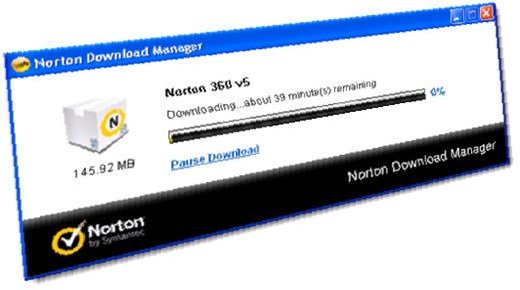 reinstall norton on new computer