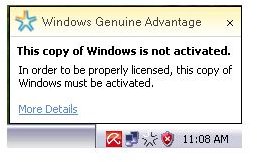 Windows turned non-genuine copy after using Avira Antivir Antirookit