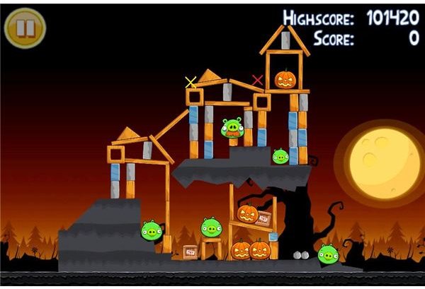 angry birds facebook friends halloween walkthrough