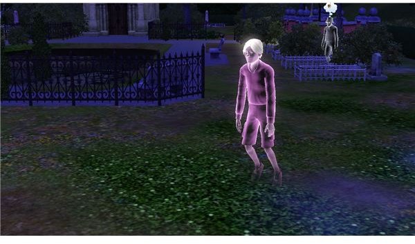 The Sims 3 Graveyard and Ghosts