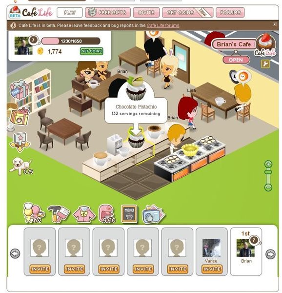 Cafe Life Game Guide on Facebook - Own your own cafe