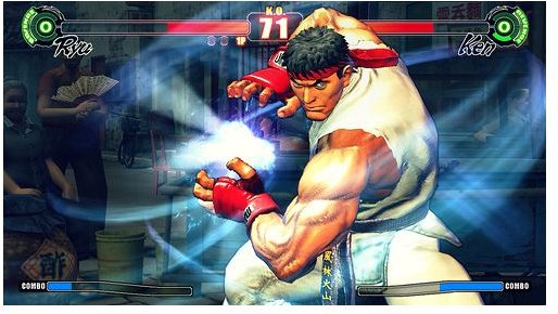 Street Fighter IV is also a Xbox 360 game