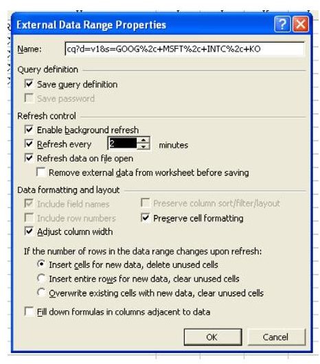 Excel Help: Have Web Data Update Automatically Every Two Minutes, By Mr. Excel