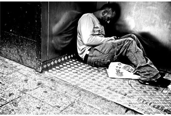 Subway Sleeping