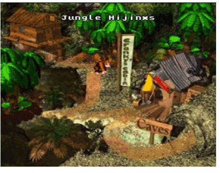 donkey kong country returns world map