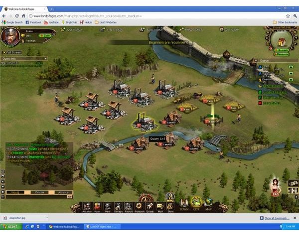 Lord of Ages: Browser Based MMO War Game Review