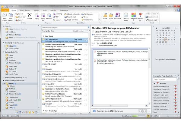 Solving Problems with Microsoft Outlook: Email Scrolls Without Any Keys Pressed