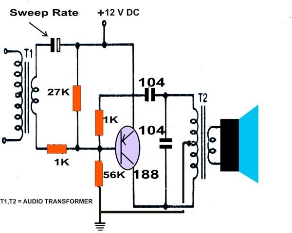 Parrot Sound Generator Circuit Diagram, Image