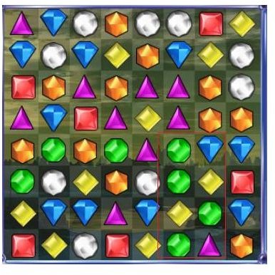 4 combo in Bejeweled Blitz