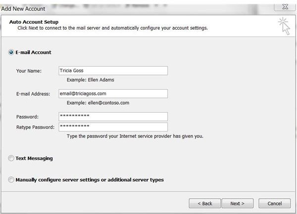 How to Set Up / Configure Outlook 2010 - Auto Account Setup