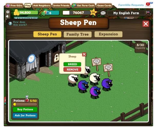 Farmville guides: English Countryside Sheep Pen Guide