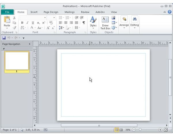 Learn to Add a Caption in Publisher 2010