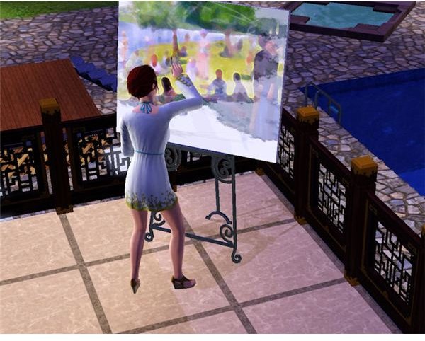 The Sims 3 Outdoor Living Stuff Painting