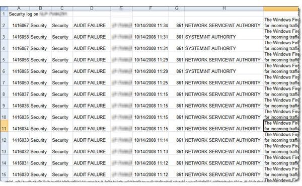 Figure 5: Export to Spreadsheet