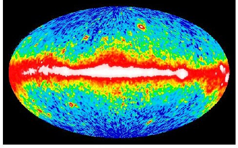 Compton full sky gamma ray survey. Credit: NASA.