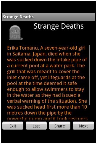 Strange Deaths