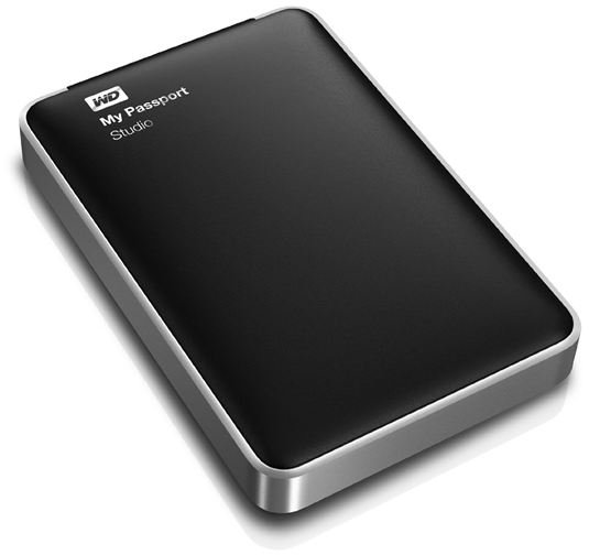 Western Digital My Passport Studio with the anodized aluminum finish