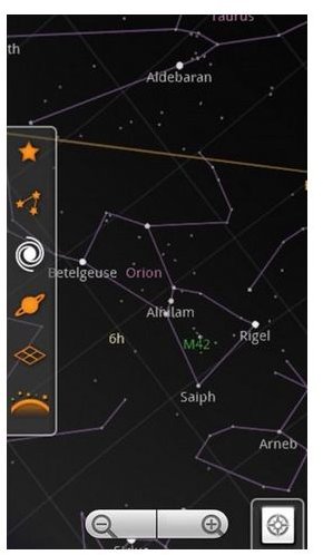 Google Sky Map – Android augmented reality app for astronomers