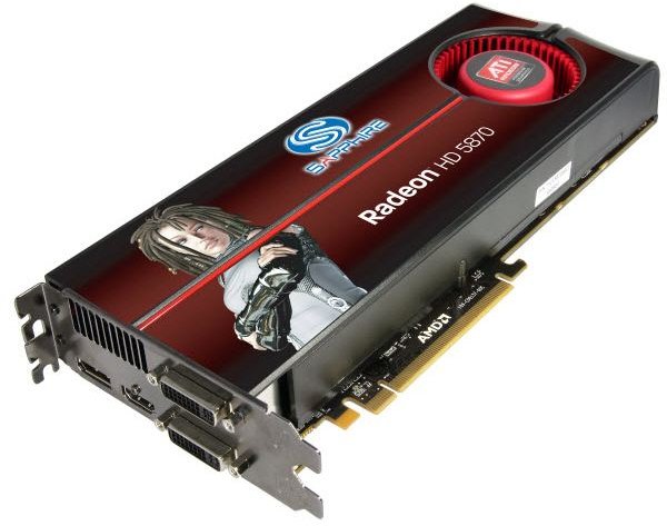 The Radeon 5850 and 5870 are the latest in GPU technology