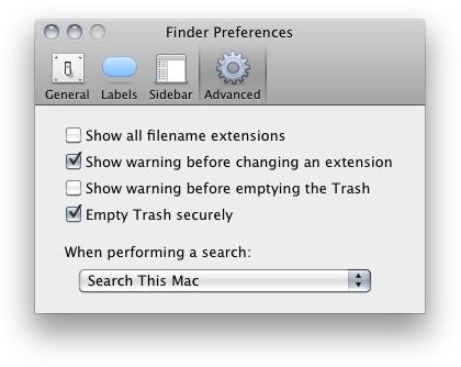 permanent eraser for mac os x