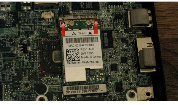 Dell Laptop Wireless Card Removal