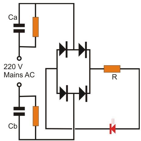 Simple Capacitive Power Supply Circuit, Image