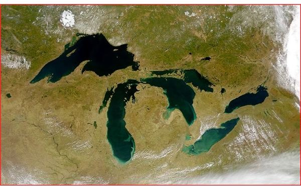 Great Lakes Satelite Imagery