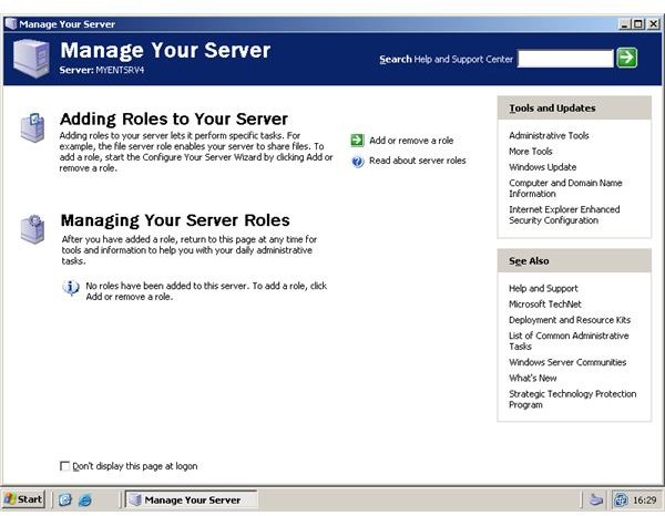 How to Add Server Roles to Windows Server 2003? Server Groups and Roles