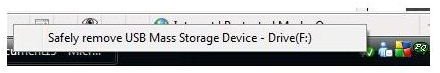 Remove USB Flash Drive